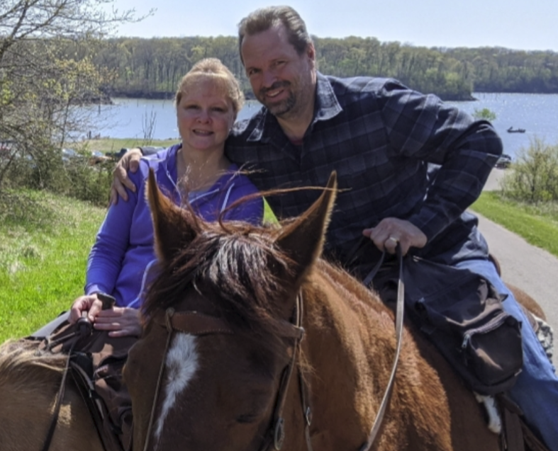 Owners of Heaven’s View cabin in the North Georgia mountains